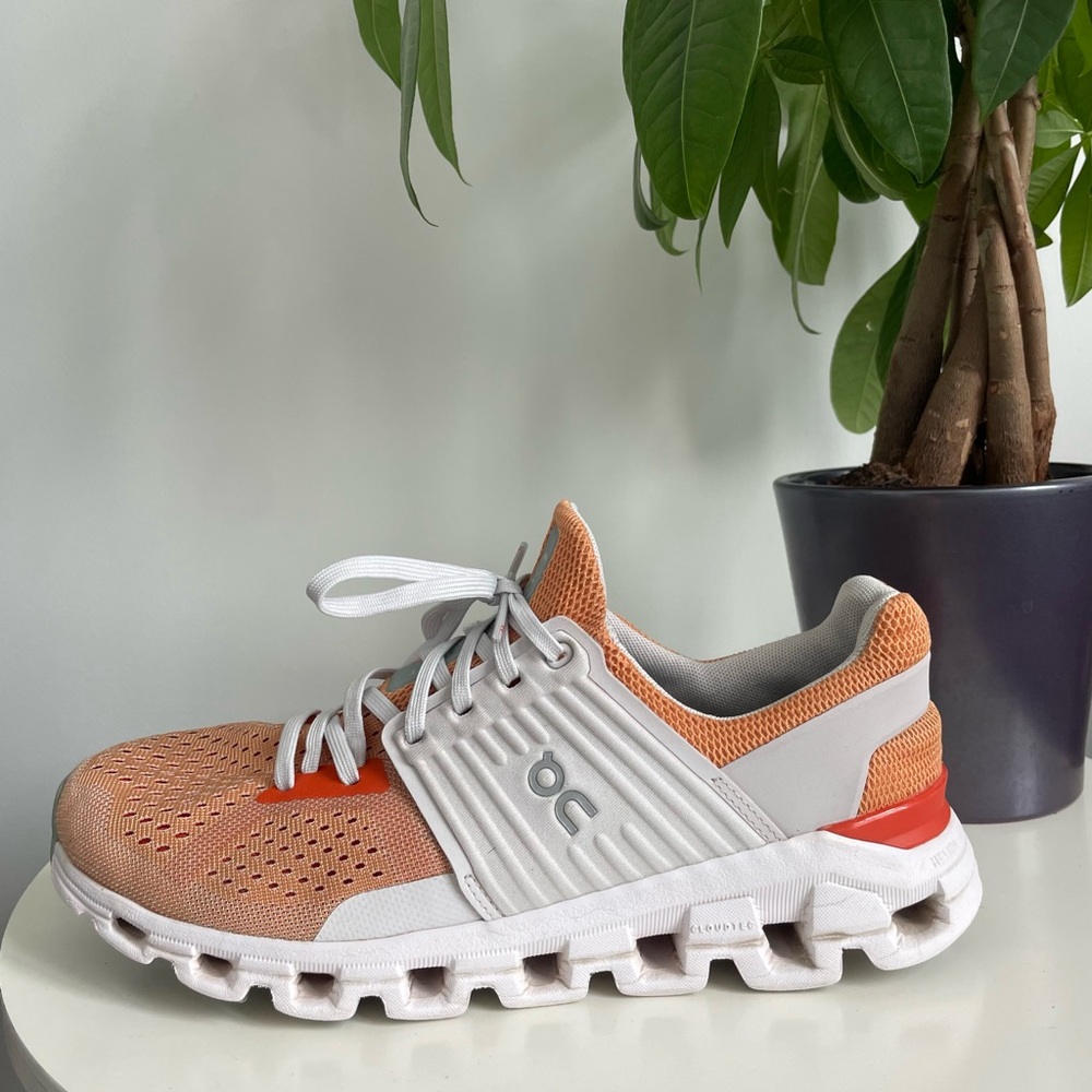 Women Size 8.5 On Cloud Cloudswift Orange Trainers Running Shoes